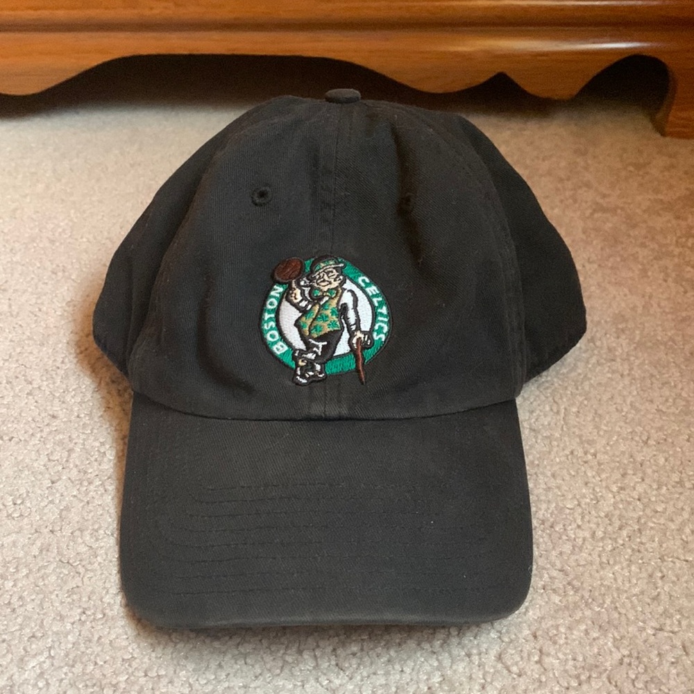 Men’s Black Boston Celtics 47 Brand Hat. Adjustable Strap.